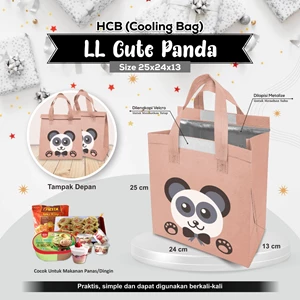 Tas Spunbond Thermal Cooler Bag Penghangat Bekal Makanan Uk. 25x24x13