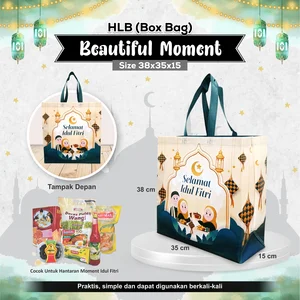 Tas Hampers Lebaran Idul Fitri Tas Laminasi Parcel Lebaran Jumbo Uk. 38x35x15