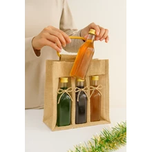 Jasa kustom tas bingkisan Tas Jute Promosi | Tas Packaging Botol | Tas Kain Jute Custom | Tas promosi event custom logo Tas Souvenir Mewah