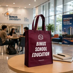 Tas Spunbond Untuk Sekolah Tas Dokumen Kampus Tas Spunbond Custom Education Tas Spunbond Untuk Souvenir Sekolah